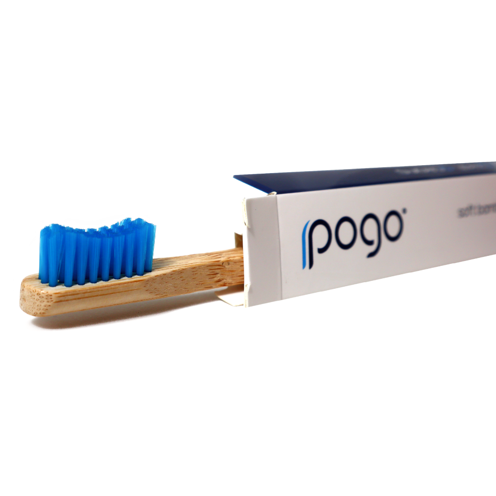 Soft Bamboo Toothbrush - Blue