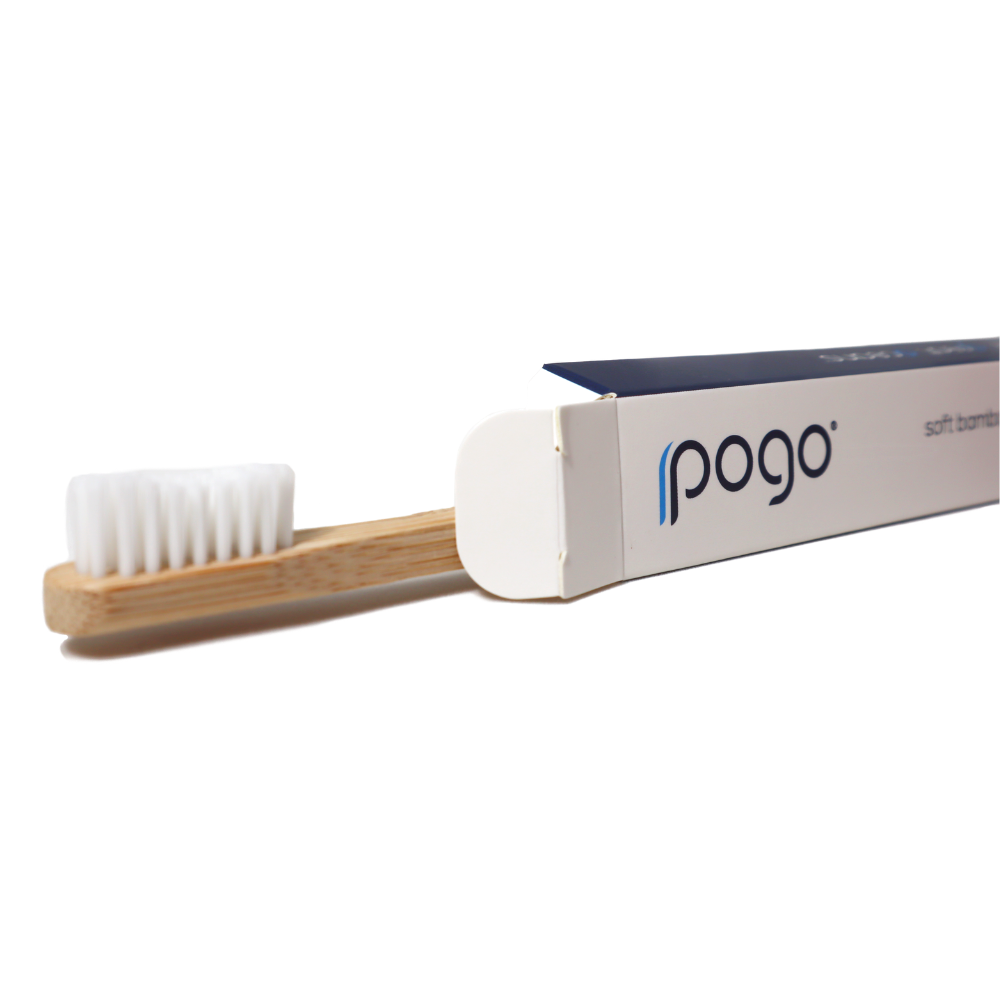Soft Bamboo Toothbrush - White